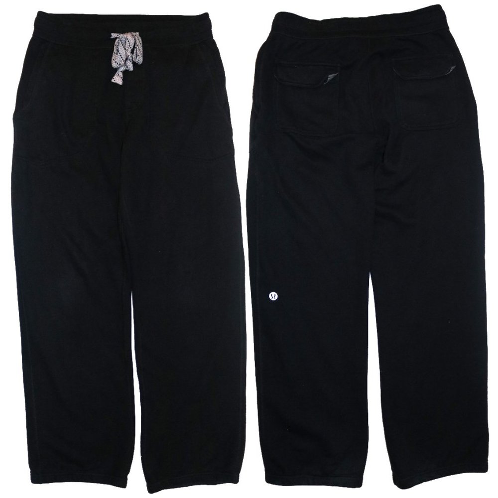 Men’s Lululemon Sweatpants Athletic Lounge Pants Drawstring Stretch.back pockets
